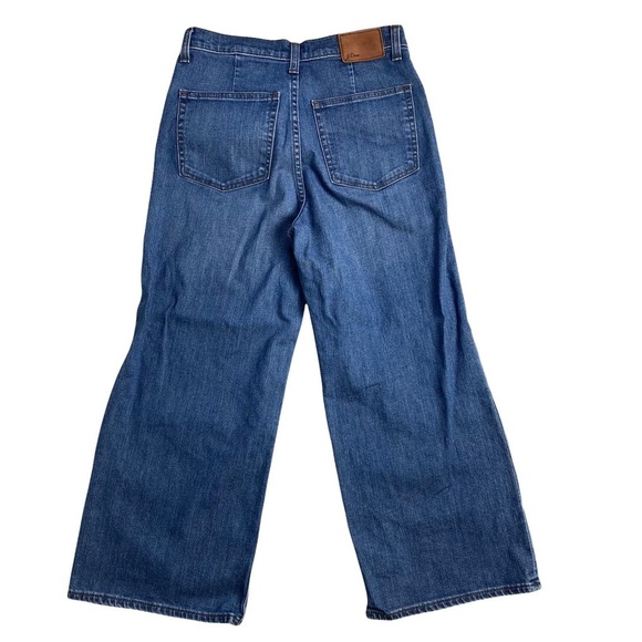 J. Crew Rayner wide leg Trouser Jeans ankle/crop spring/summer retro preppy 28 - Picture 2 of 9